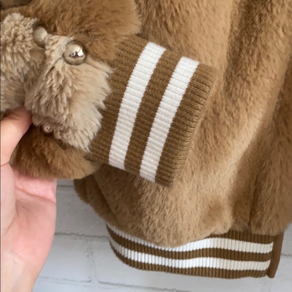 Mother The Letterman Fur Jacket Studded - Picture 4 of 9